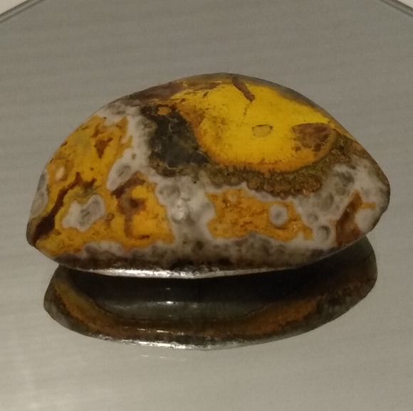 Bumblebee Jasper specimen/cab/palm stone. Natural Beauty. 36.0g NWOT - Picture 5 of 8
